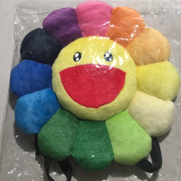 murakami flower backpack